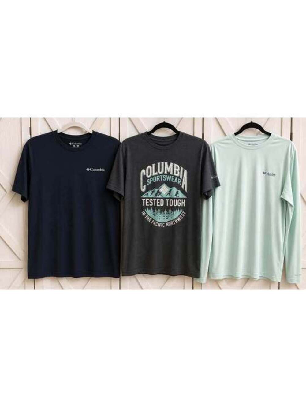 Columbia Men’s Shirt Bundle – 3 Shirts (Medium)